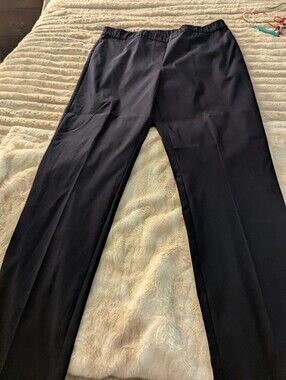 Classic Navy Blue Pull On Dress Pants